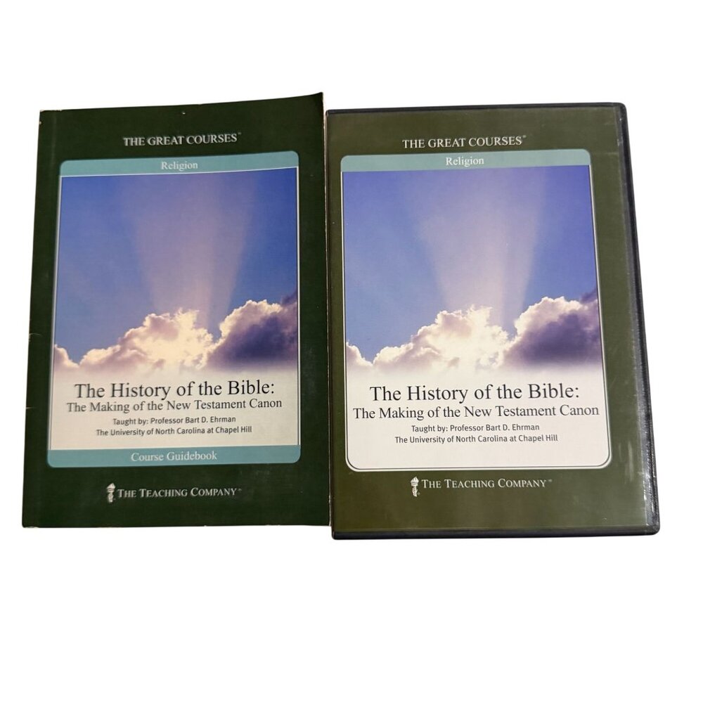 Great Courses History of Bible Making New Testament Canon DVDs Guidebook Ehrman